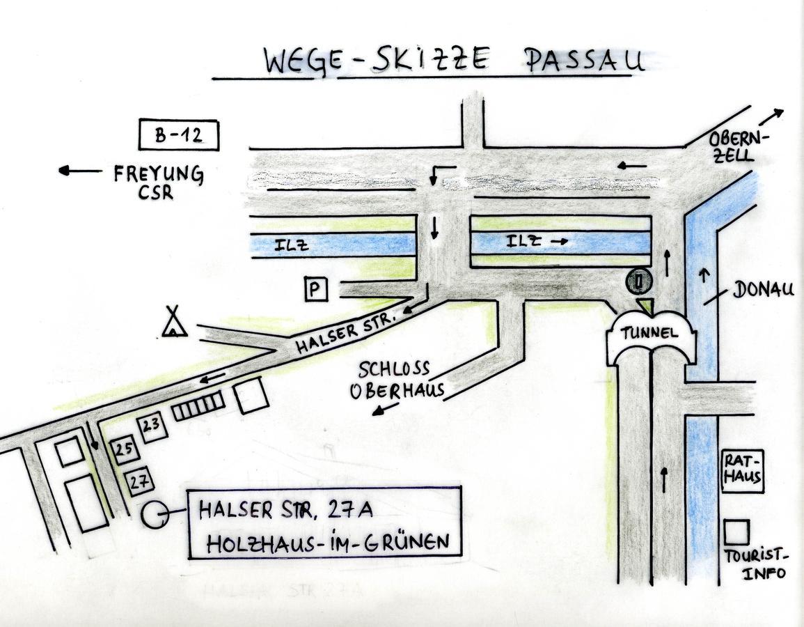Holzhaus Im Gruenen * Passau